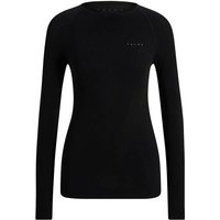 FALKE Damen Langarmshirt Warm, Größe L in Schwarz