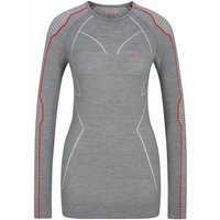 FALKE Damen Langarmshirt Wool-Tech, Größe XS in Grau