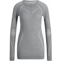 FALKE Damen Langarmshirt Wool-Tech, Größe XL in Grau