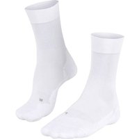 FALKE GO2 Herren Socken, Größe 42-43 in Weiß