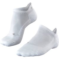 FALKE GO2 Invisible Herren Füßlinge, Größe 42-43 in Weiß