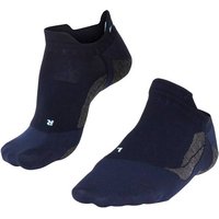 FALKE GO5 Invisible Herren Füßlinge, Größe 44-45 in Blau