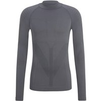 FALKE Herren Langarmshirt Warm, Größe M in Schwarz