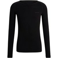 FALKE Herren Langarmshirt Warm, Größe L in Schwarz