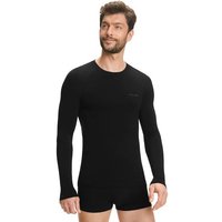 FALKE Herren Langarmshirt Wool-Tech Light, Größe XL in Schwarz