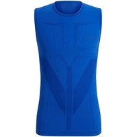 FALKE Herren Singlet Warm, Größe XL in Blau