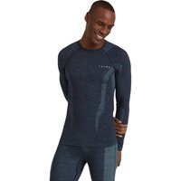 FALKE Herren Unterhemd WT Longsleeve m, Größe M in Blau
