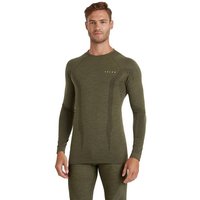 FALKE Herren Unterhemd WT Longsleeve m, Größe M in Grün