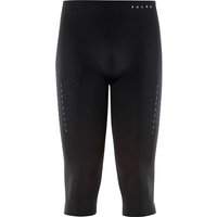 FALKE Impulse Running Herren 3/4 Tights, Größe 4 in Schwarz