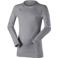 FALKE Kinder Langarmshirt Wool-Tech, Größe 122-128 in Grau
