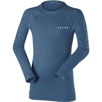 FALKE Kinder Langarmshirt Wool-Tech, Größe 146-152 in Blau