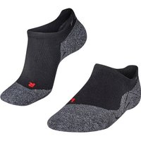 FALKE RU3 Invisible Herren Füßlinge, Größe 44-45 in Schwarz
