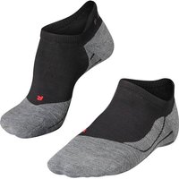 FALKE RU4 Invisible Herren Füßlinge, Größe 44-45 in Schwarz