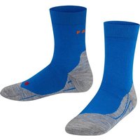 FALKE RU4 Kinder Socken, Größe 31-34 in Blau