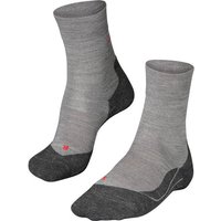 FALKE RU4 Wool Herren Socken, Größe 44-45 in Grau