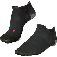 FALKE RU5 Invisible Herren Füßlinge, Größe 42-43 in Schwarz