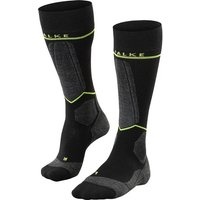 FALKE SK Energizing Wool Herren Kniestrümpfe, Größe 39-42 W3 in Schwarz