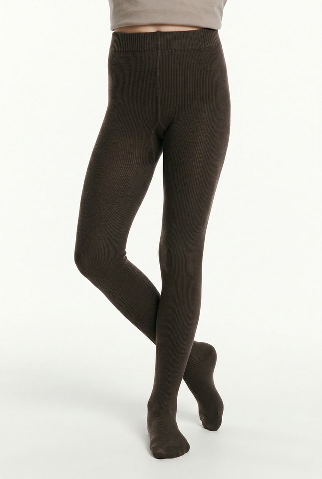 FALKE Strickstrumpfhose Comfort Wool blickdicht, leichte, wärmende Merinowolle außen – Bild 2 von 2