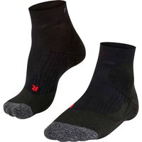 FALKE TE2 Short Herren Socken, Größe 46-48 in Schwarz