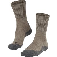 FALKE TK1 Wool Damen Socken, Größe 41-42 in Braun