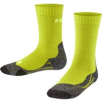 FALKE TK2 Kinder Socken, Größe 31-34 in Gelb