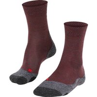 FALKE TK2 Melange Damen Socken, Größe 39-40 in Rot