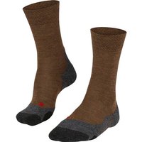 FALKE TK2 Melange Herren Socken, Größe 46-48 in Braun