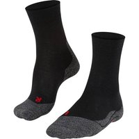 FALKE TK2 Sensitive Damen Socken, Größe 37-38 in Schwarz
