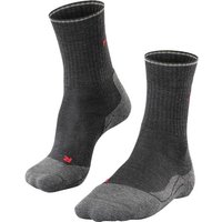 FALKE TK2 Wool Silk Damen Socken, Größe 41-42 in Grau