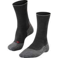 FALKE TK2 Wool Silk Herren Socken, Größe 39-41 in Grau
