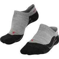 FALKE TK5 Invisible Herren Füßlinge, Größe 42-43 in Grau
