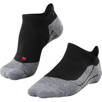 FALKE TK5 Invisible Herren Füßlinge, Größe 39-41 in Schwarz