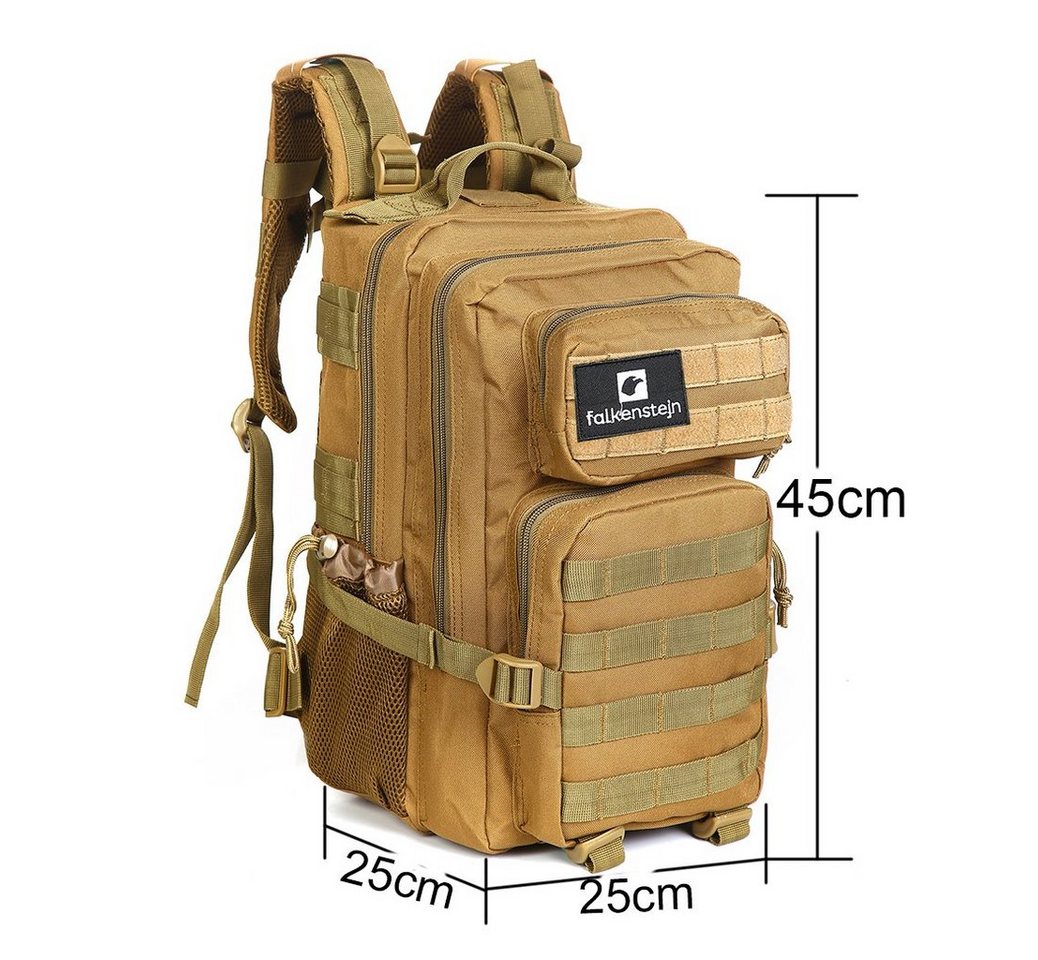 FALKENSTEJN Freizeitrucksack Rucksack für Outdooraktivitäten Schule Arbeit Multifunktionsrucksack – Bild 2 von 5