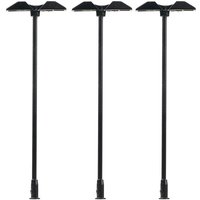 LED-Trapezleuchte, zweiflammig, warmweiß - 3 Stück