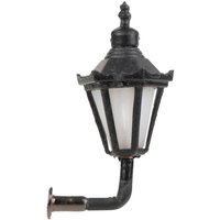 LED-Wandleuchten, Sechskantlaterne mit Krone, 3 Stück