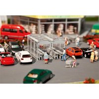 Moderner Einkaufswagen-Unterstand