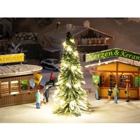 Weihnachtsbaum mit Beleuchtung