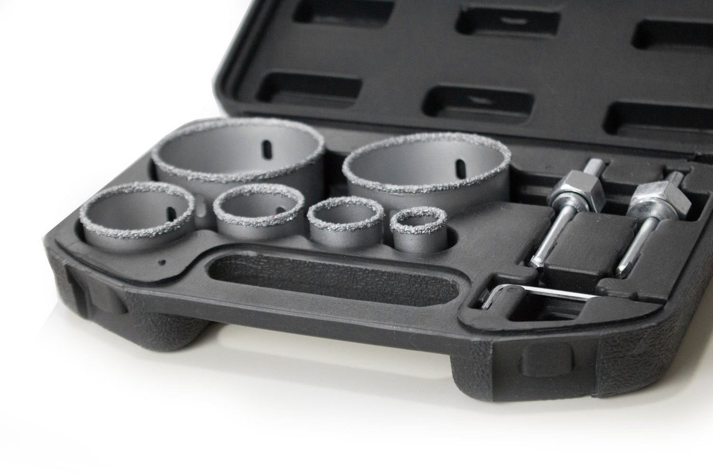 Falon-Tech Bohrkrone Lochbohrer Steinbohrer Dosenbohrer Bohrkrone Keramik Set 8tlg., 8-tlg. – Bild 2 von 3