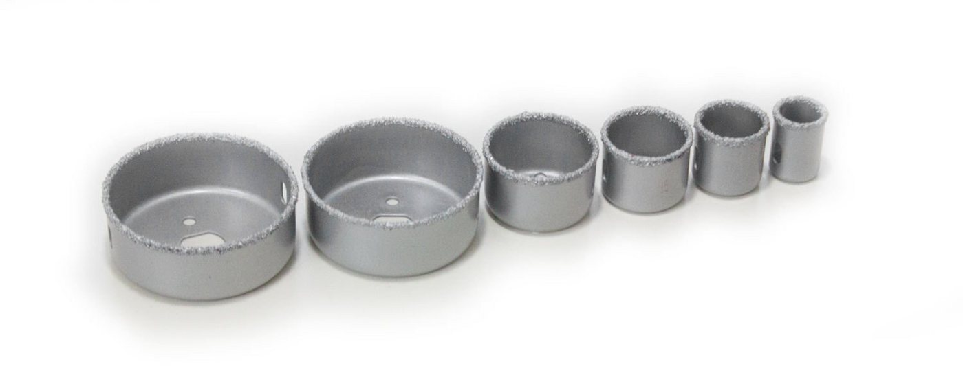 Falon-Tech Bohrkrone Lochbohrer Steinbohrer Dosenbohrer Bohrkrone Keramik Set 8tlg., 8-tlg. – Bild 3 von 3