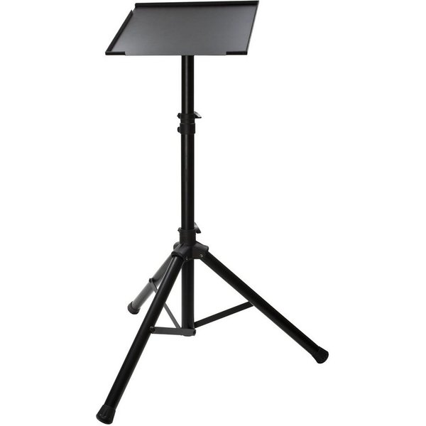 FAME Laptop-Ständer, (Audio LS-13 Laptop Stand Robustes Dreibein-Laptopstativ Höhenverstellbar Schwenkbare Auflageplatte Einfache Montage Ideal für Laptops bis 