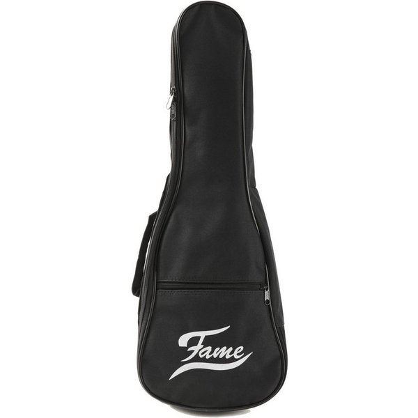 FAME Ukulelen-Koffer, Gigbag Ukulele Konzert, Wetterfeste Nylonbeschichtung, Polsterung