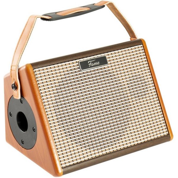 FAME Verstärker (Akustikgitarrenverstärker, integrierter Akku, Bluetooth)