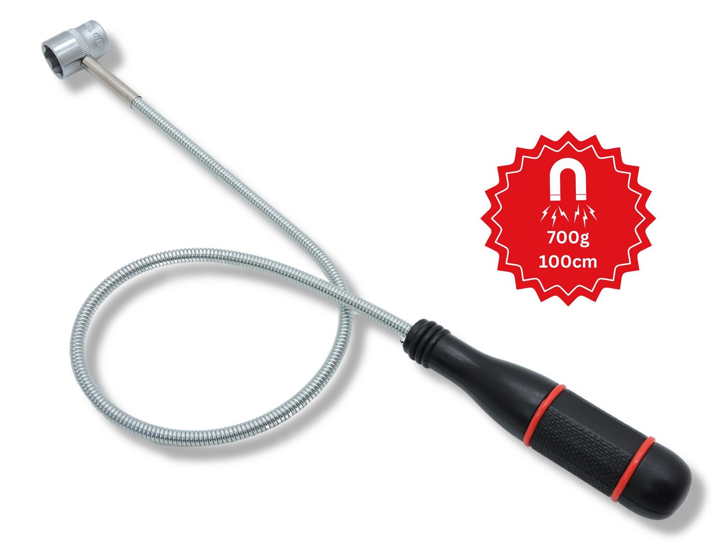 FAMEX Magnet 15104 Magnetheber (Magnetstab, extra lang, 1m, 700g) – Bild 2 von 4