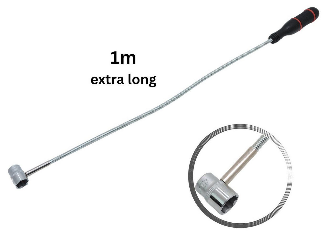 FAMEX Magnet 15104 Magnetheber (Magnetstab, extra lang, 1m, 700g) – Bild 3 von 4