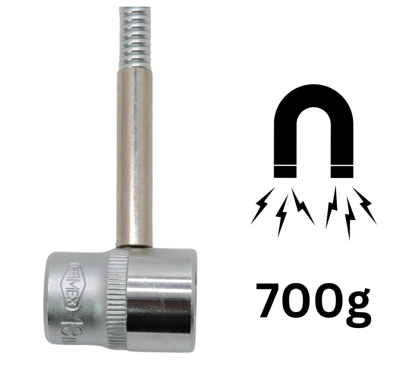 FAMEX Magnet 15104 Magnetheber (Magnetstab, extra lang, 1m, 700g) – Bild 4 von 4