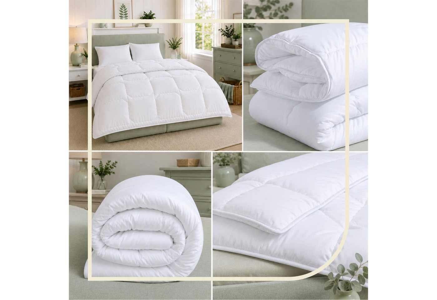 fan Baumwollbettdecke Kansas, Bettdecken für Sommer und Winter, Decke, Füllung: 100% Baumwolle, Bezug: 100% Baumwolle, Bettdecke 135x200 cm, 155x220 cm und weit – Bild 5 von 5