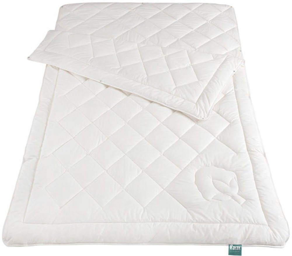 fan Baumwollbettdecke kbA Baumwolle, Bettdecke 135x200 cm und weitere Größen erhältlich, Füllung: 100% Baumwolle, Bezug: 100% Baumwolle, Bettdecke waschbar bis  – Bild 2 von 4