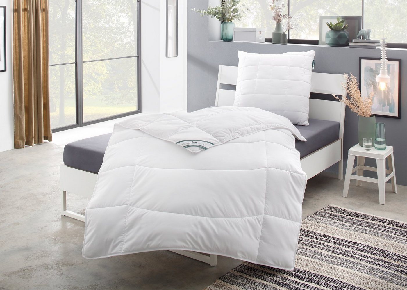 fan Microfaserkissen Komfort Plus, Füllung: 100% Polyester, Bezug: 100% Polyester, leichtes, weiches Kissen – Bild 5 von 5