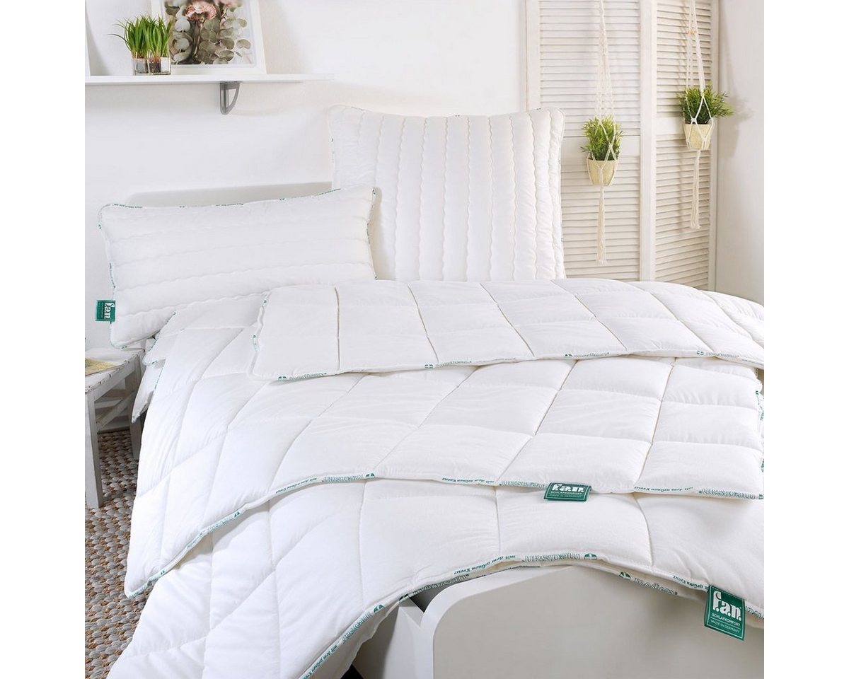 fan Sommerbettdecke Medisan®, Füllung: f.a.n. Markenhohlfaser IsoFill® (100% Polyester), Bezug: Baumwolle, Allergiker Sommerbettdecke – Bild 2 von 4