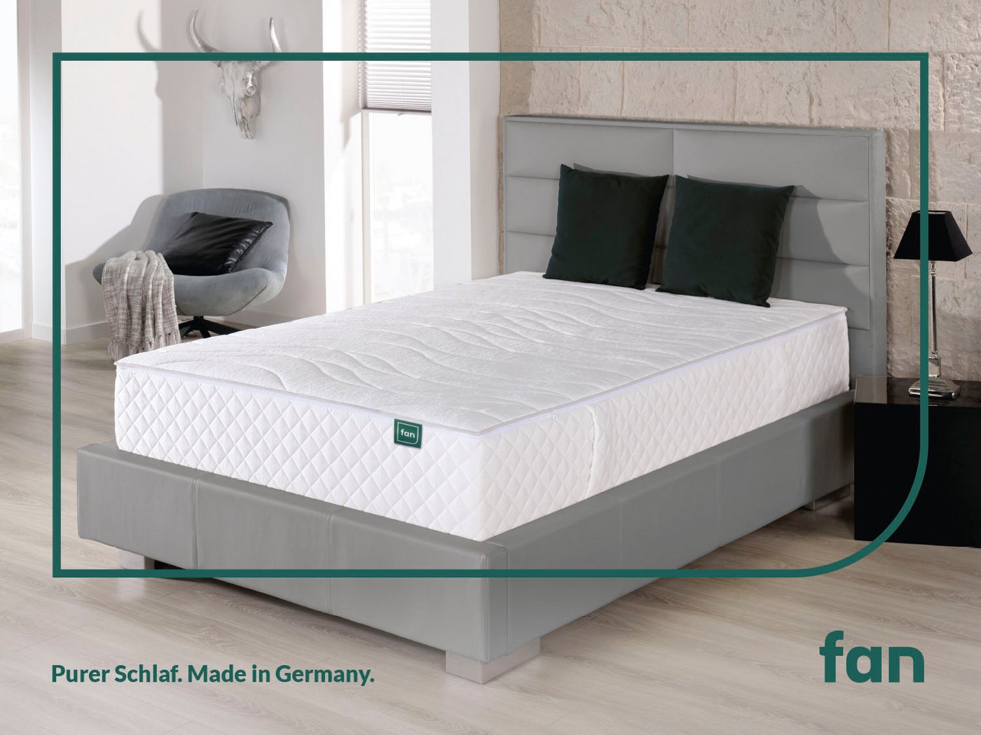 Taschenfederkernmatratze Sleep Spring Pro, Boxspringmatratze m. Thermogelauflage, 90x200 & mehr, fan, 33 cm hoch, (1-tlg), Haus & Garten Test "GUT", getestet in – Bild 2 von 5